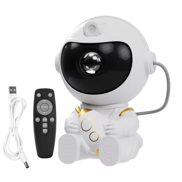 Astronaut Galaxy Projector — Star & Nebula Night Light