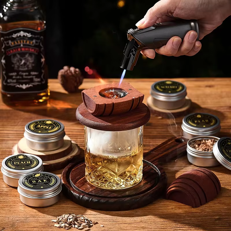 Cocktail Smoker Kit — Premium Wood Smoking Set
