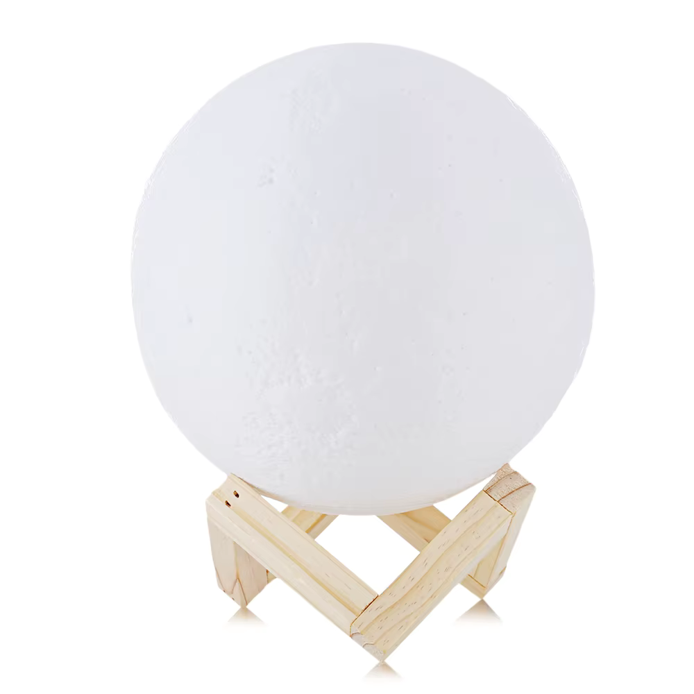 3D Moon Lamp — Rechargeable LED Night Light