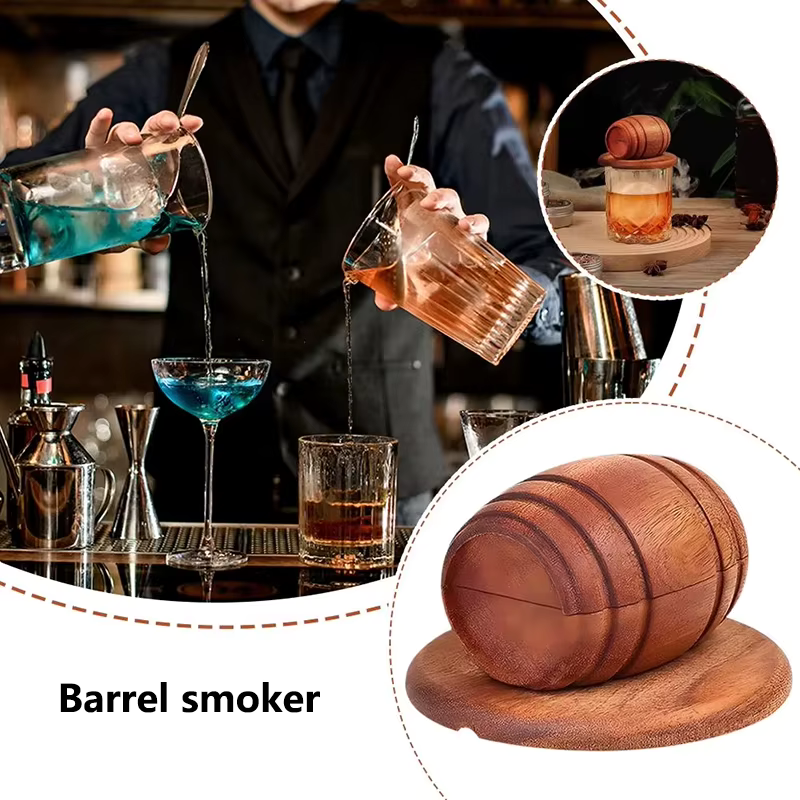 Cocktail Smoker Kit — Premium Wood Smoking Set